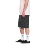 VOLCOM GRANDE BARRACKS 22 CARGO SHORT ASPHALT BLACK - Image 3