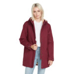 VOLCOM LESS IS MORE 5K PARKA JACKET BURGUNDY - Image 3