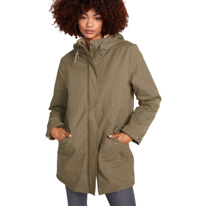 VOLCOM LESS IS MORE 5K PARKA JACKET WINTER MOSS - Image 3