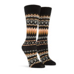 VOLCOM NOT FAIRISLE WOMEN SOCKS VINTAGE BLACK