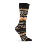VOLCOM NOT FAIRISLE WOMEN SOCKS VINTAGE BLACK - Image 2