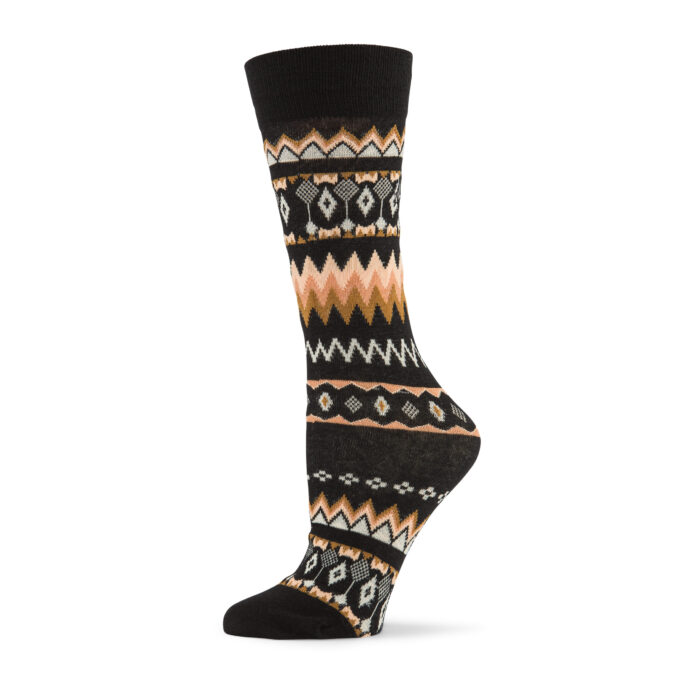VOLCOM NOT FAIRISLE WOMEN SOCKS VINTAGE BLACK - Image 3