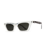 VOLCOM PEACE PUNK SUNGLASSES GLOSS ASPHALT BEACH GRAY
