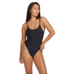 VOLCOM SIMPLY SEAMLESS 1 PIECE SWIMWEAR BLACK