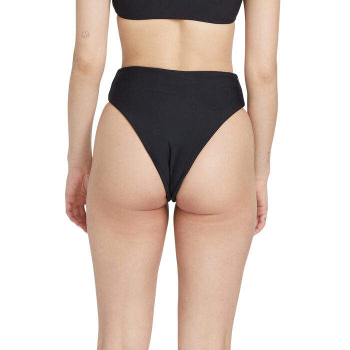 VOLCOM SIMPLY SEAMLESS HIGH WAIST BIKINI BOTTOM BLACK - Image 3