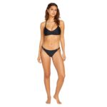 VOLCOM SIMPLY SOLID FULL BIKINI BOTTOM BLACK