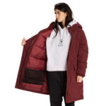 VOLCOM SLEEPI PUFF PARKA JACKET BURGUNDY - Image 5