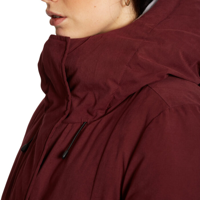 VOLCOM SLEEPI PUFF PARKA JACKET BURGUNDY - Image 7