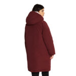 VOLCOM SLEEPI PUFF PARKA JACKET BURGUNDY - Image 2
