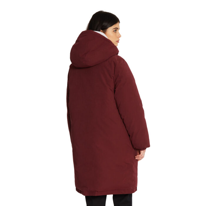 VOLCOM SLEEPI PUFF PARKA JACKET BURGUNDY - Image 2