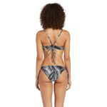 VOLCOM STAY OR LEAF SCOOP BIKINI TOP BLACK - Image 2