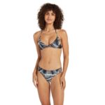 VOLCOM STAY OR LEAF TRIANGLE BIKINI TOP BLACK