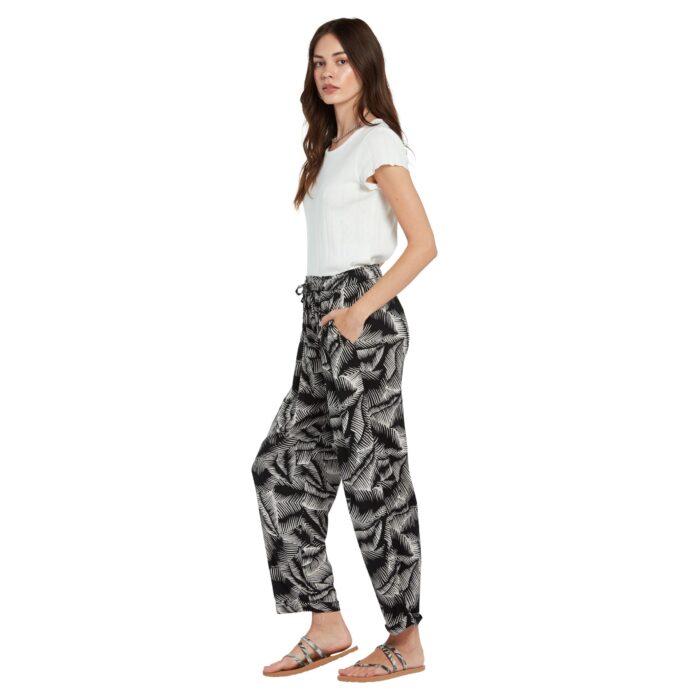 VOLCOM STAY PALM PANT BLACK WHITE - Image 3