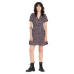VOLCOM STORMY TROPIX DRESS BLACK