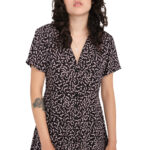 VOLCOM STORMY TROPIX DRESS BLACK - Image 4