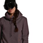 VOLCOM TOWER PULLOVER FLEECE BLACK RED - Image 5