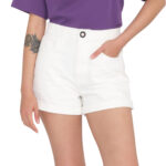 VOLCOM WEELLOW DENIM SHORT STAR WHITE