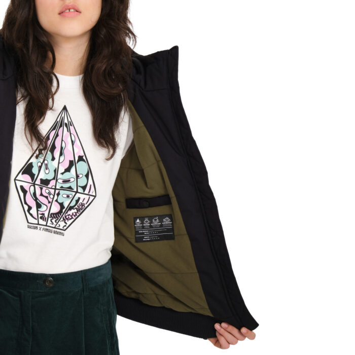 VOLCOM WERNAN JACKET BLACK - Image 4
