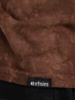 ETNIES ICON WASH T-SHIRT BLACK ORANGE - Image 2