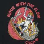 CIRCA FLOW T-SHIRT BLACK - Image 2