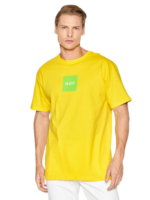HUF ESSENTIALS BOX LOGO T-SHIRT LEMON YELLOW - Image 3