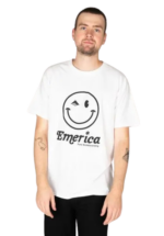 EMERICA HAPPY FACE T-SHIRT WHITE - Image 2