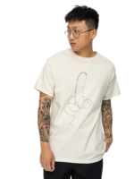 EMERICA EFF CORPORATE T-SHIRT CREME - Image 4