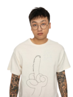 EMERICA EFF CORPORATE T-SHIRT CREME - Image 2