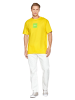HUF ESSENTIALS BOX LOGO T-SHIRT LEMON YELLOW - Image 6