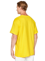 HUF ESSENTIALS BOX LOGO T-SHIRT LEMON YELLOW - Image 4