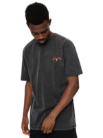 FALLEN REVOLVER T-SHIRT BLACK ENZYMATIC WASH WHITE - Image 4