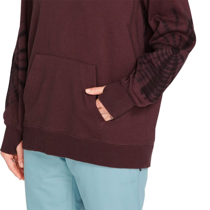 VOLCOM COSTUS HOODIE BLACK PLUM - Image 5