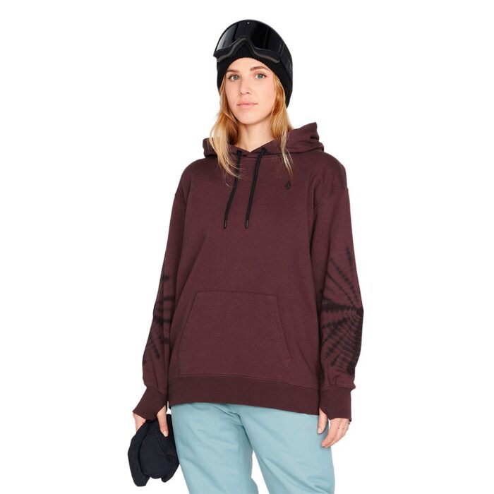 VOLCOM COSTUS HOODIE BLACK PLUM - Image 3