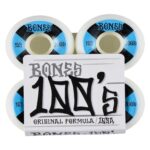 BONES 100 WHEELS WHITE 4PK OG FORMULA V5 53MM