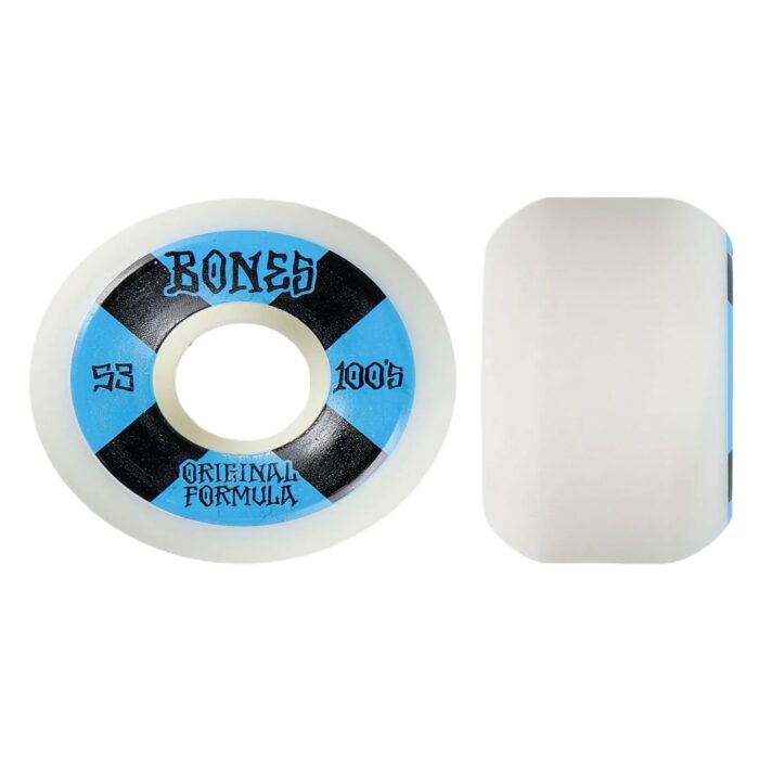 BONES 100 WHEELS WHITE 4PK OG FORMULA V5 53MM - Image 2