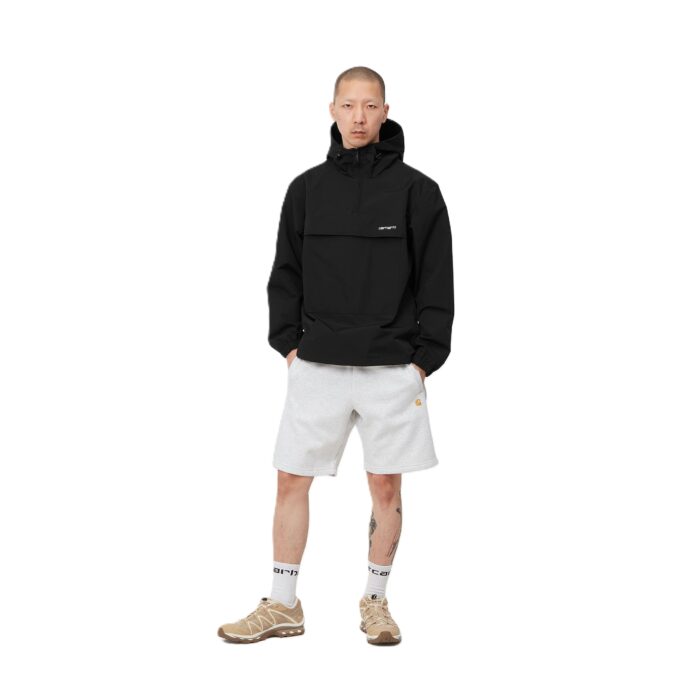CARHARTT WIP WINDBREAKER PULLOVER BLACK WHITE - Image 6