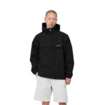 CARHARTT WIP WINDBREAKER PULLOVER BLACK WHITE - Image 3