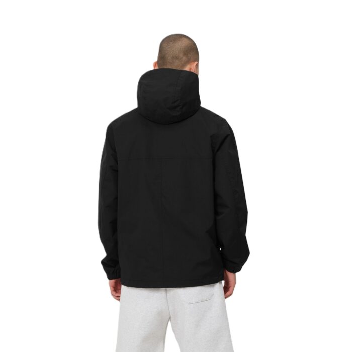 CARHARTT WIP WINDBREAKER PULLOVER BLACK WHITE - Image 4