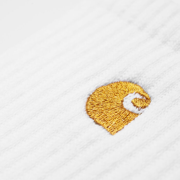 CARHARTT WIP CHASE SOCKS WHITE GOLD - Image 2