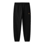 CARHARTT WIP CHASE SWEAT PANT BLACK GOLD - Image 4