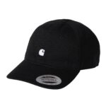 CARHARTT WIP MADISON LOGO CAP BLACK WHITE