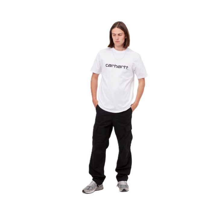 CARHARTT WIP SCRIPT T-SHIRT WHITE BLACK - Image 5