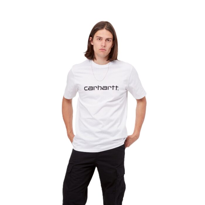 CARHARTT WIP SCRIPT T-SHIRT WHITE BLACK - Image 3