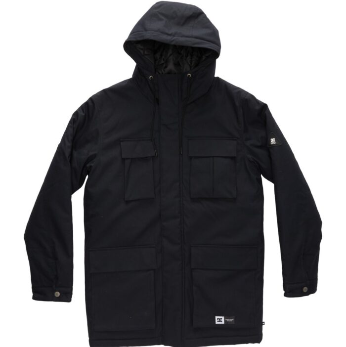 DC MAYBURY PARKA JACKET BLACK - Image 7