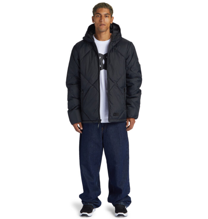 DC PASSAGE PUFFER JACKET BLACK - Image 6