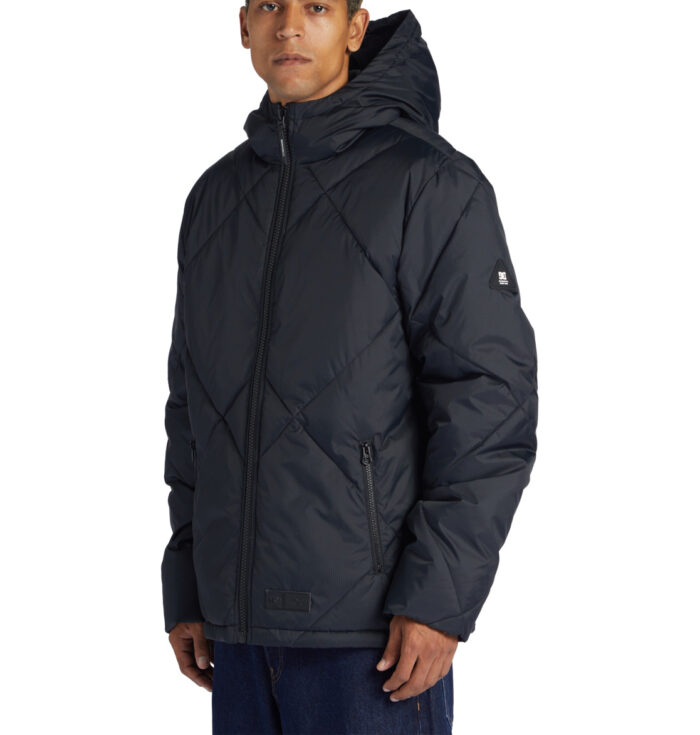 DC PASSAGE PUFFER JACKET BLACK - Image 3