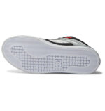 DC PURE HIGH TOP SHOES BLACK GREY RED - Image 3