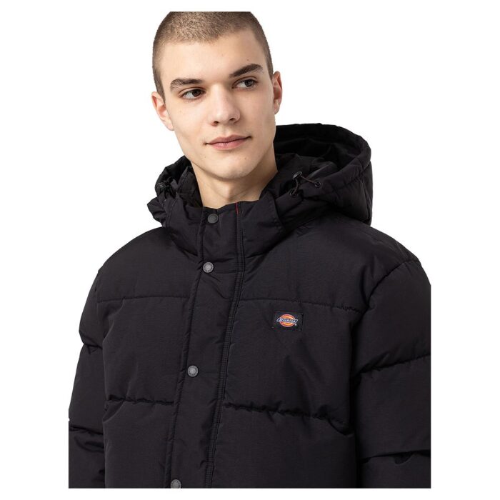DICKIES GLACIER VIEW PUFFER JACKET BLACK - Image 4