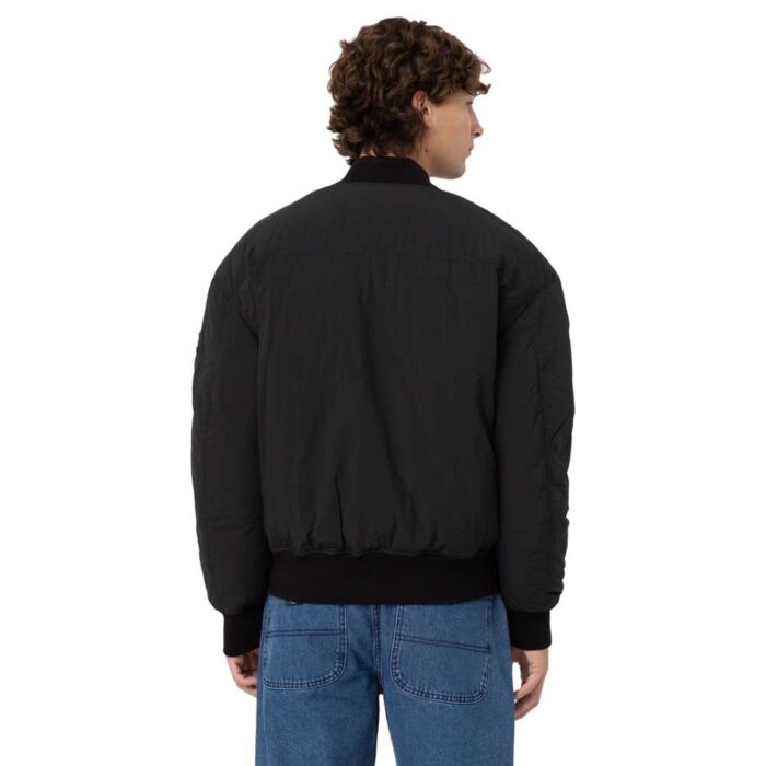 DICKIES OVERBROOK BOMBER JACKET BLACK - Image 2