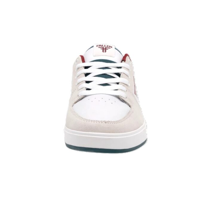 FALLEN PATRIOT SHOES WHITE TEAL BURGUNDY - Image 2